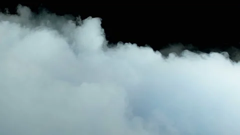 Clouds On Black Background Video stock 96019510