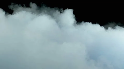 Clouds On Black Background Stock Footage 96019615