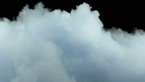 Clouds On Black Background Stock Footage 96019756