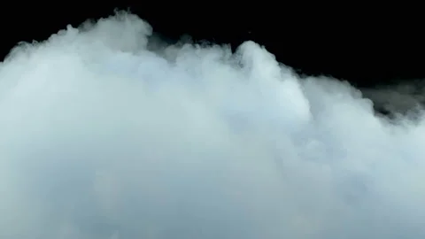 Clouds On Black Background Stock Footage 96021203