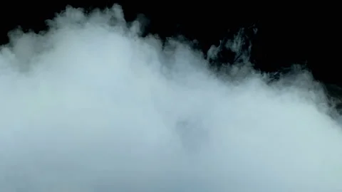 Clouds On Black Background Video stock 96021941