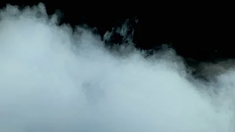 Clouds On Black Background Video stock 96021964