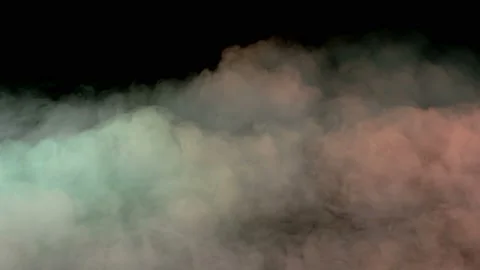 Clouds On Black Background 動画素材 96032432