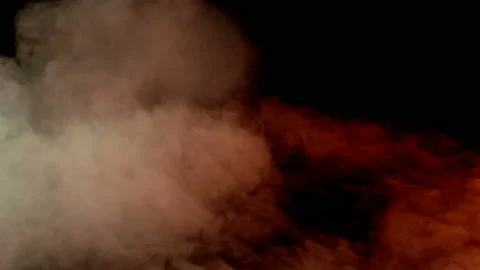 Clouds On Black Background Vidéo 96085834