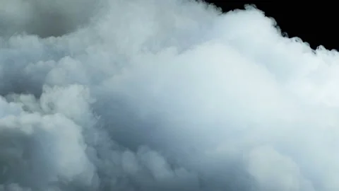 Clouds On Black Background 動画素材 96093298