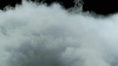 Clouds On Black Background Stock Footage 96380164