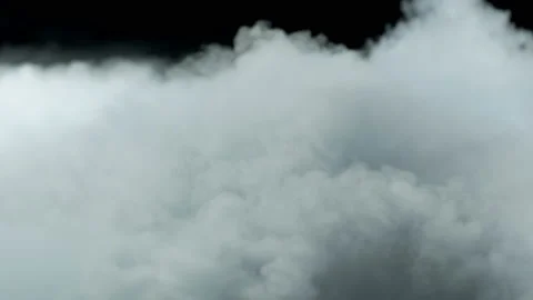 Clouds On Black Background Stock Footage 96380500