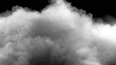 Clouds On Black Background 動画素材 96380505