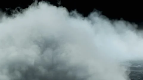 Clouds On Black Background Stock Footage 96547703