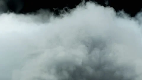 Clouds On Black Background Stock Footage 96548001