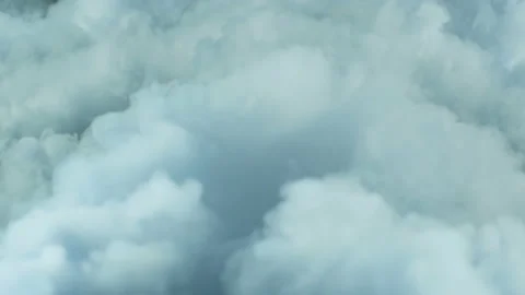 Clouds On Black Background 動画素材 96722219