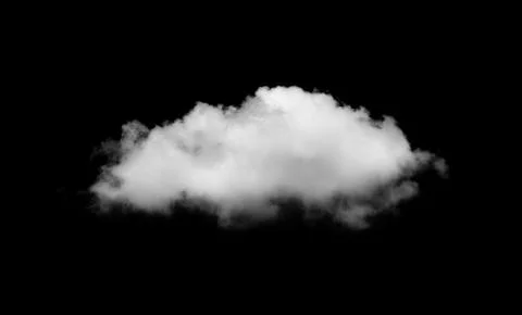 Clouds on black background Stock Photos