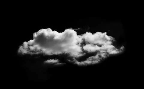 Clouds on black background Photos