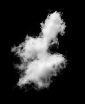 Clouds on black background. sky background Fotos Stock