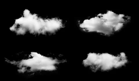 Clouds on black background. sky background Photos