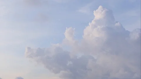 Clouds of black rain that are tense in the evening.Time Lapse Видео 106649796