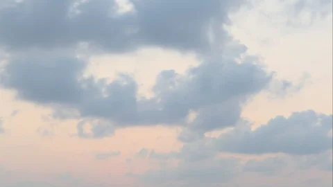 Clouds of black rain that are tense in the evening.Time Lapse 库存影片 106741339
