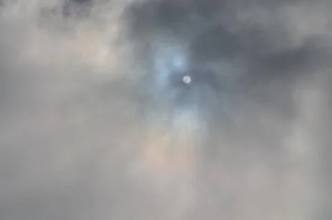The Clouds Blocking the Sun Foto stock
