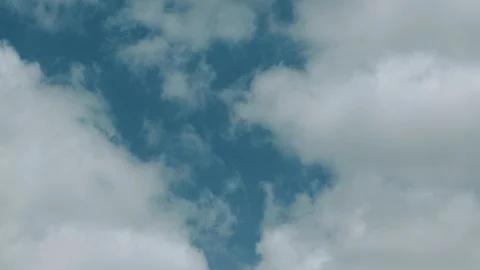 Clouds Blowing Timelapse Stock Footage