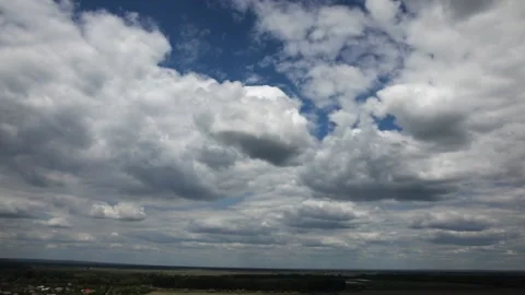 Clouds blown by the wind at high speed Stock Footage 131116212