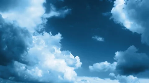Clouds Blue Ashy Smoky Vídeos de archivo 53298772