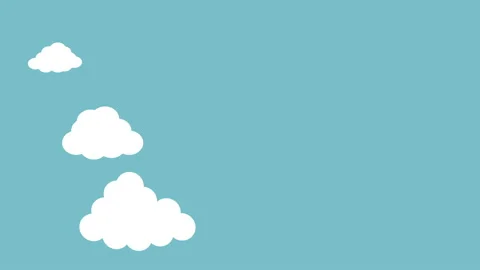 Clouds on blue background 스톡 동영상 102881643