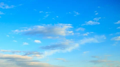 Clouds on a blue day sky Stock Footage 89020030