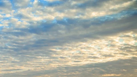 Clouds on a blue evening sky. timelapse Stock Footage 89020002