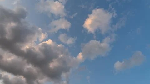 Clouds in blue grey Stock-Fotos