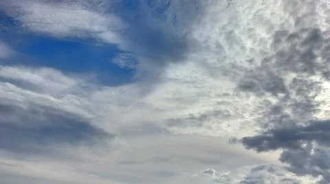 Clouds in blue sky, Abstraction, Background Stock Photos