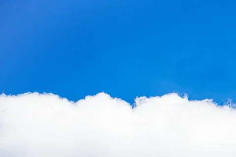 Clouds on the blue sky background. beautiful separation Stock Illustration