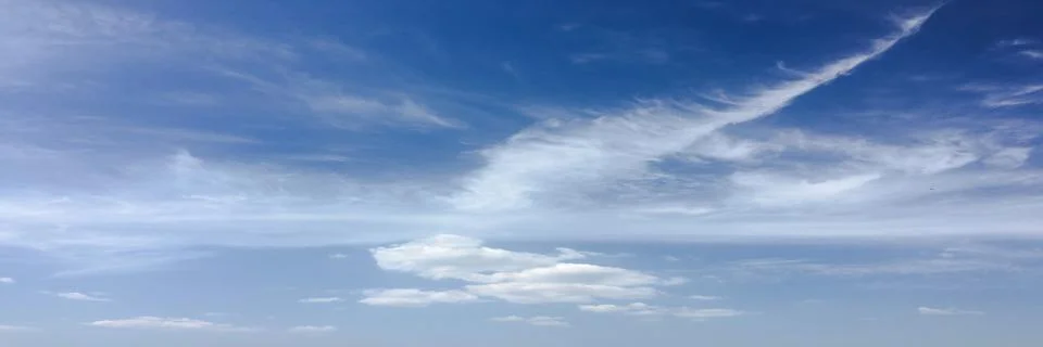 Clouds on blue sky background. clouds sky Stock Photos