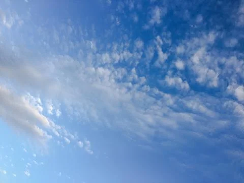 Clouds on blue sky background. clouds sky Stock-Fotos