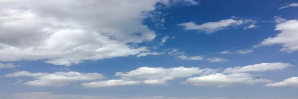 Clouds on blue sky background. clouds sky Stock-Fotos