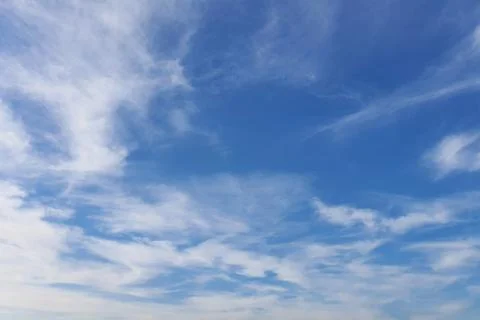 Clouds, blue sky background design elements. Pantone Classic Blue. Foto stock