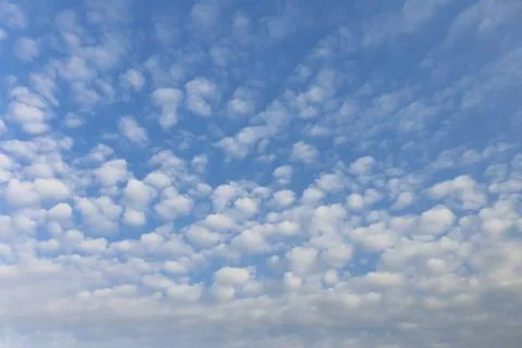 Clouds, blue sky background design elements. Pantone Classic Blue. Foto stock