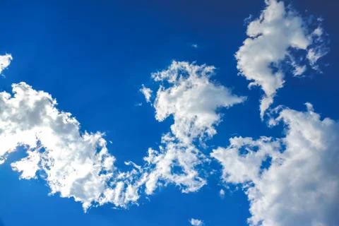 Clouds on blue sky background Stock Photos