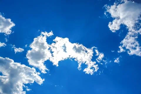 Clouds on blue sky background Stock Photos