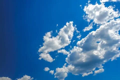 Clouds on blue sky background Stock Photos