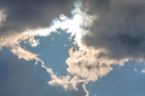 Clouds on blue sky background Stock Photos