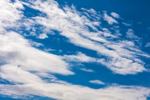 Clouds on blue sky background Foto stock