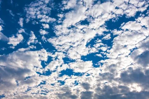 Clouds on blue sky background Stock Photos