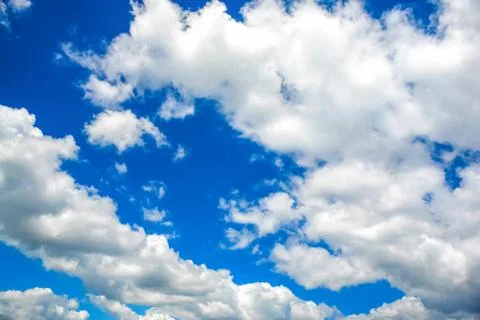 Clouds on blue sky background Stock Photos