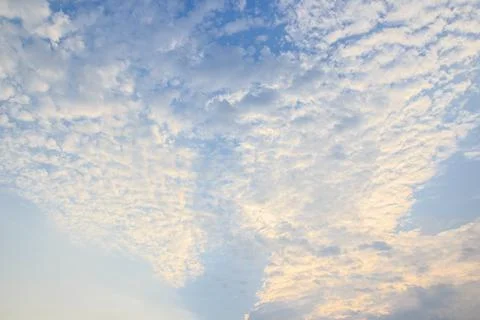 Clouds in the blue sky background Stock Photos