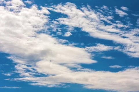 Clouds on blue sky background Stock Photos