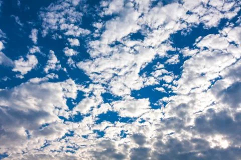 Clouds on blue sky background Stock Photos