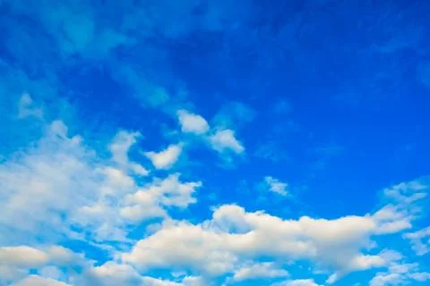 Clouds on blue sky background Stock Photos