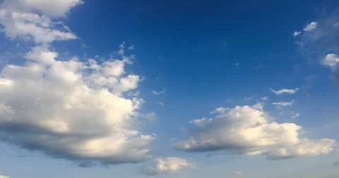 Clouds on blue sky background Stock-Fotos