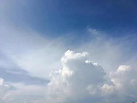 Clouds on blue sky background Stock Photos