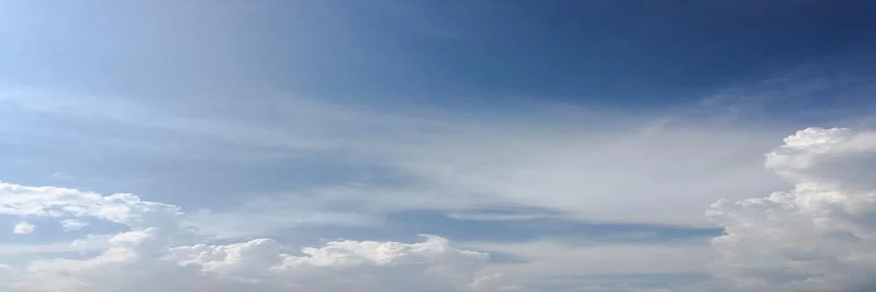 Clouds on blue sky background Stock Photos
